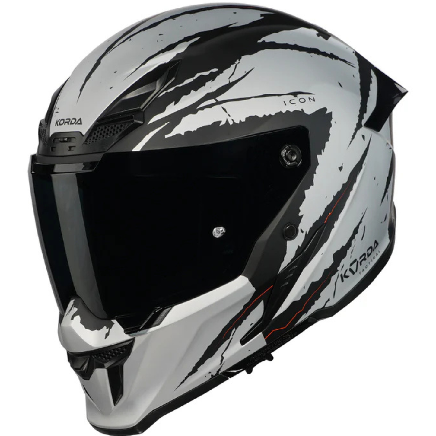 Korda Icon Fallout Helmet - Matt Silver