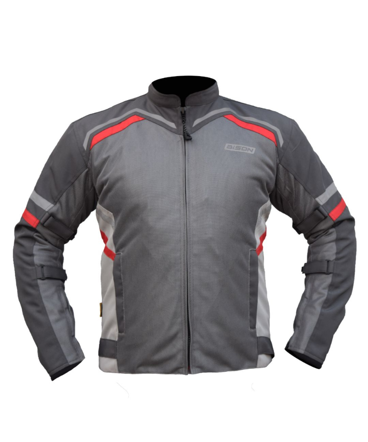 Bison ProGear Raptor V.2 Riding Jacket - Grey Red
