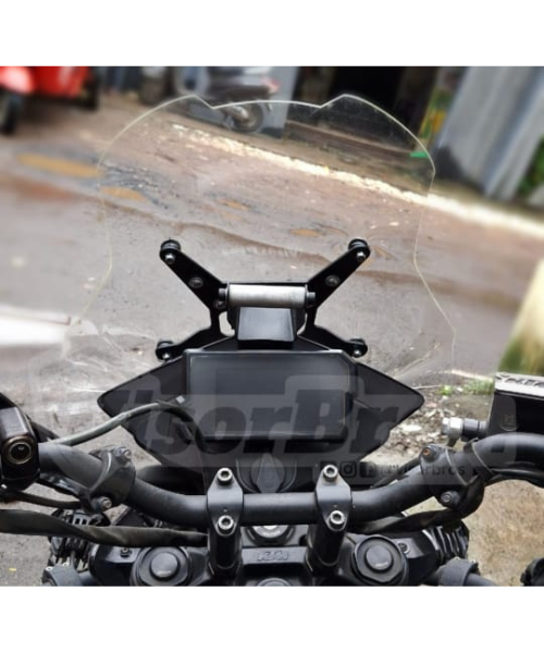 VisorBros Airflow Windscreen for the KTM Adventure 390/250/X - Clear