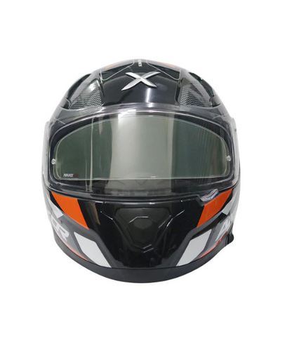 Axor Apex Turbine Helmet - Black Orange Grey