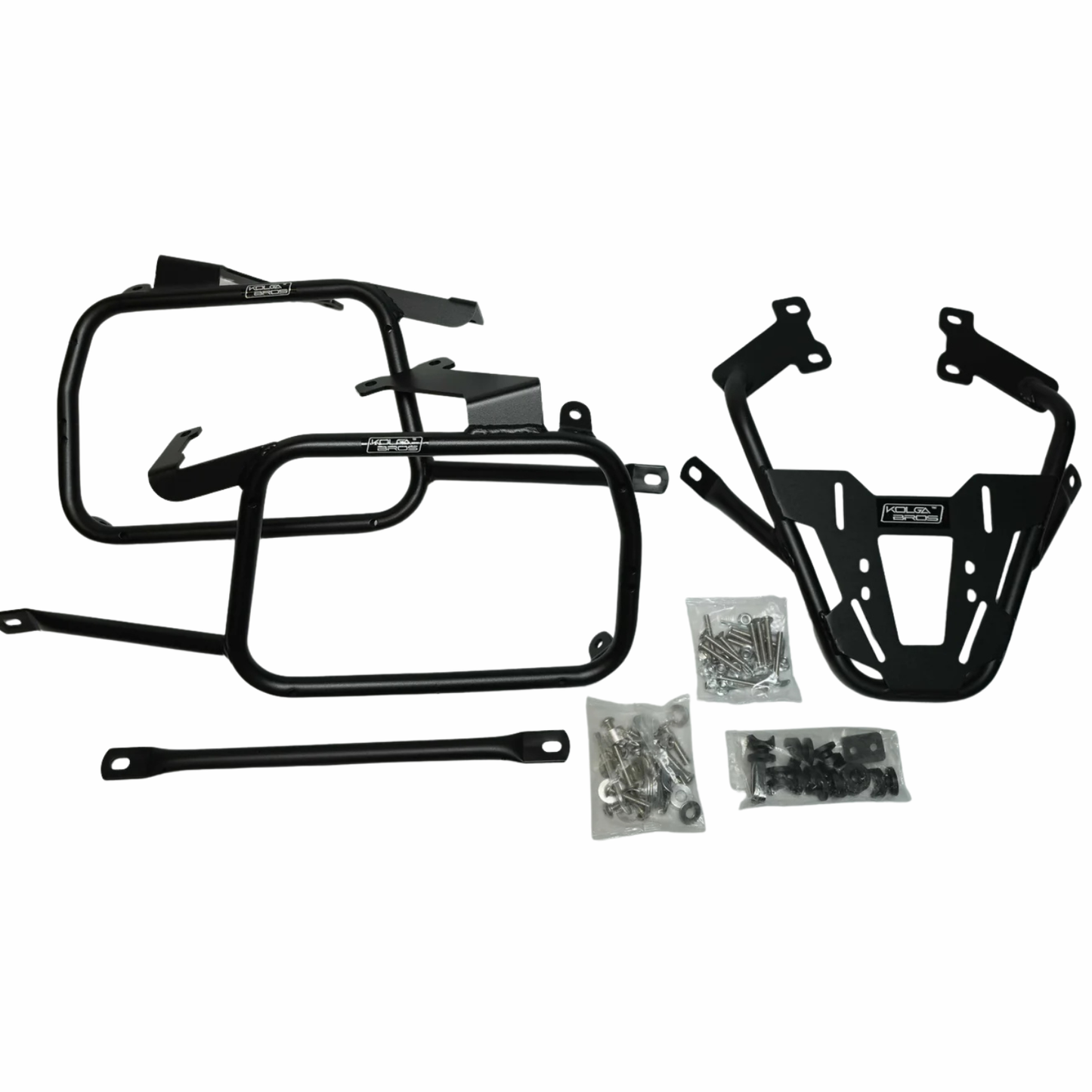 Kolga Bross Tail Rack and Side Frame for Honda CB500 / NX500 - Black - KBSS&TL-NX500
