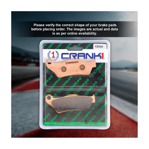 Crank1 Fully Sintered H2 Series Brake Pads for Triumph Street Scrambler 900 (2017-2020)
