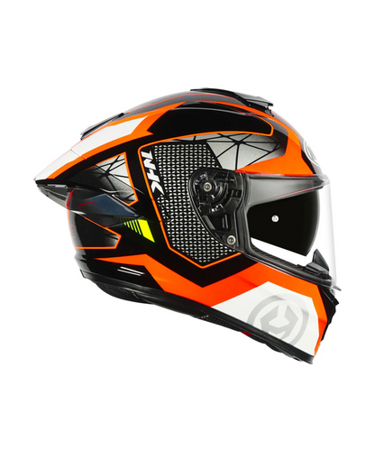 NHK K5R Commutrack Helmet - Black Orange