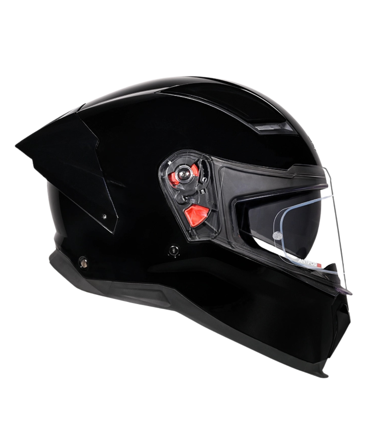 Studds Helios Solid Helmet - Gloss Black - Studds