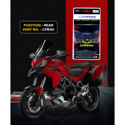 Crank1 Carbon Brake Pads for Ducati Multistrada 1200S (2015-2017)