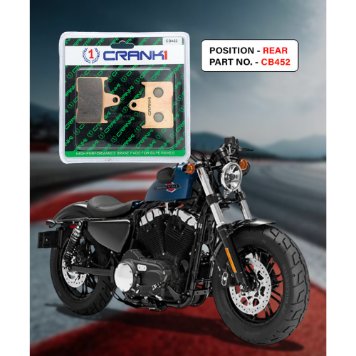 Crank1 Harley Davidson Sportster Forty Eight (2014-2020) Sintered Brake Pads