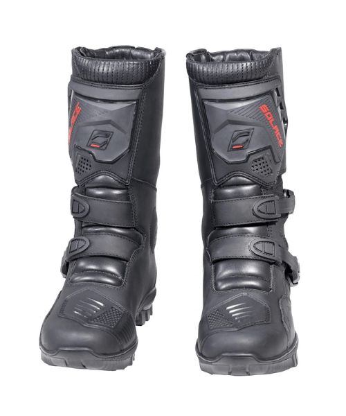 Solace Adventure X Pro Motorcycle Riding Boots - Black