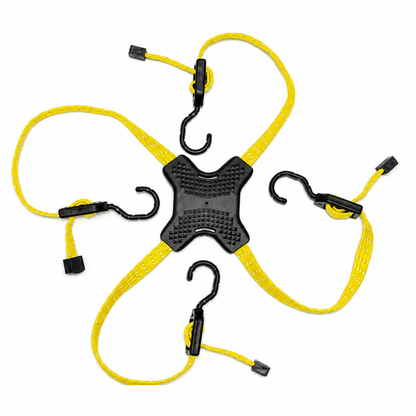 Kolga Bros Crab Tie - Yellow Black