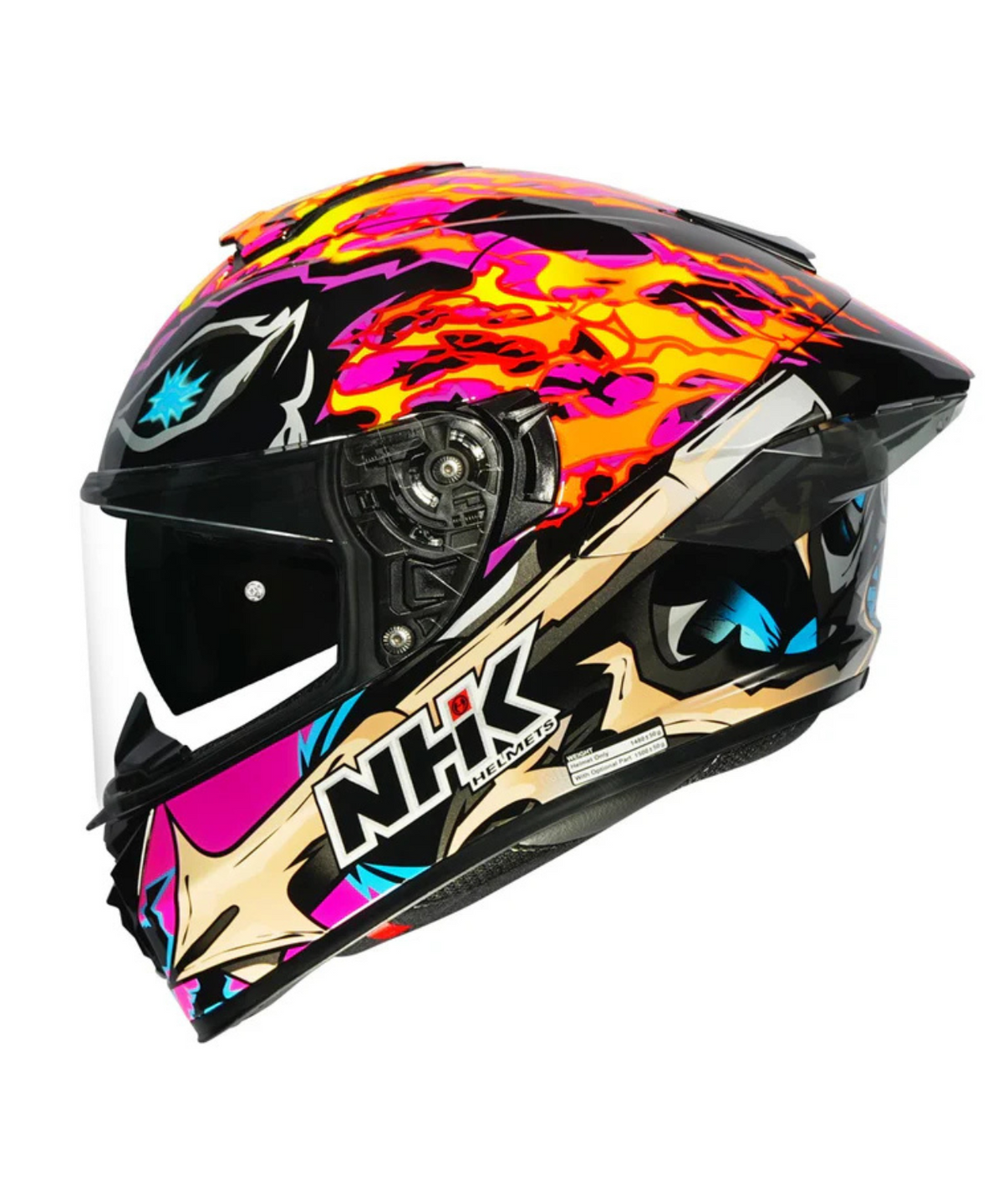 NHK K5R Amran Helmet - Black Pink - NHK