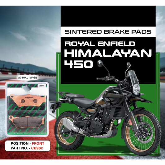Crank1 Sintered Brake Pads for Himalayan 450 (2018-2020)