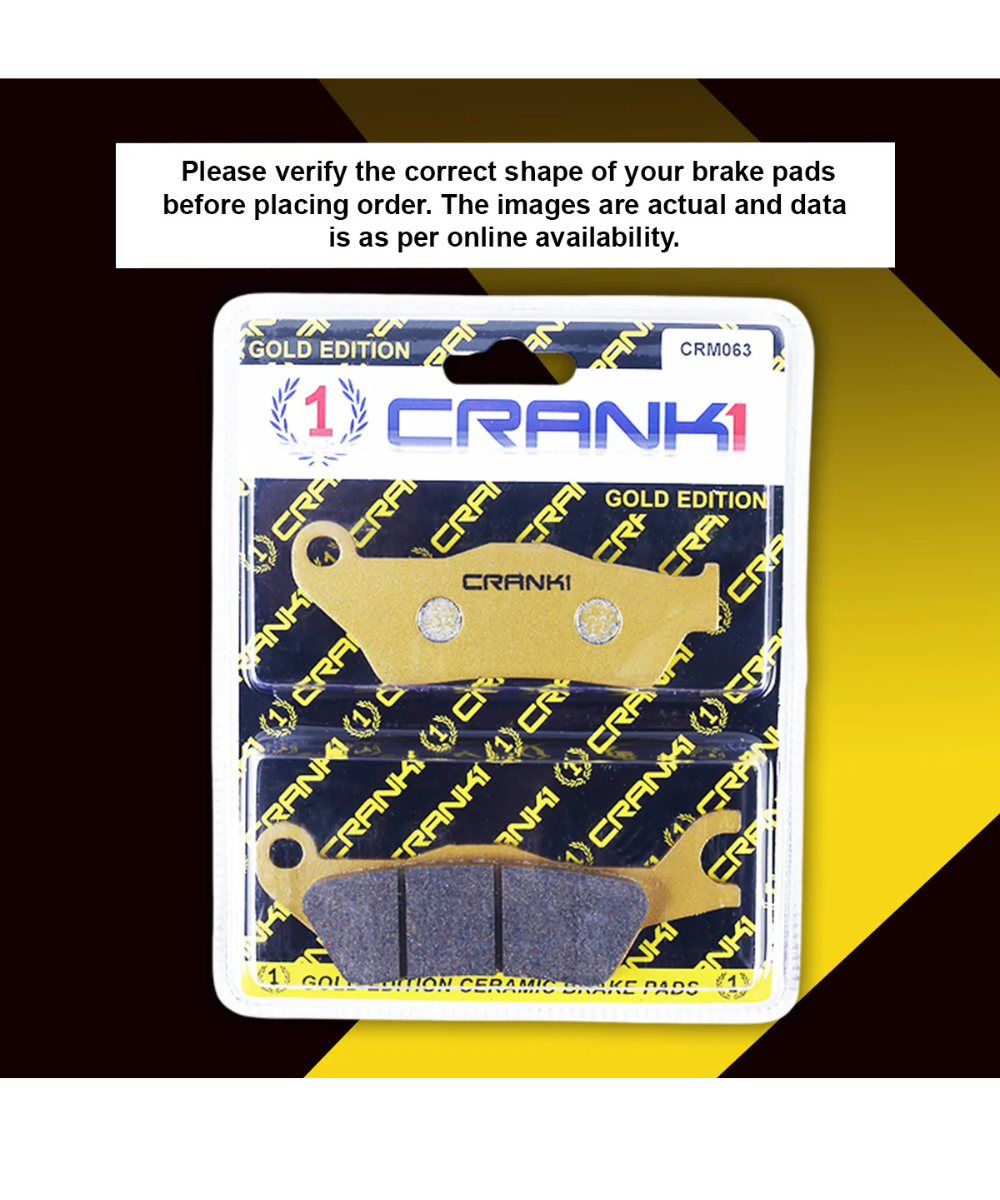 Crank1 Suzuki Vstorm 250SX Ceramic Brake Pads