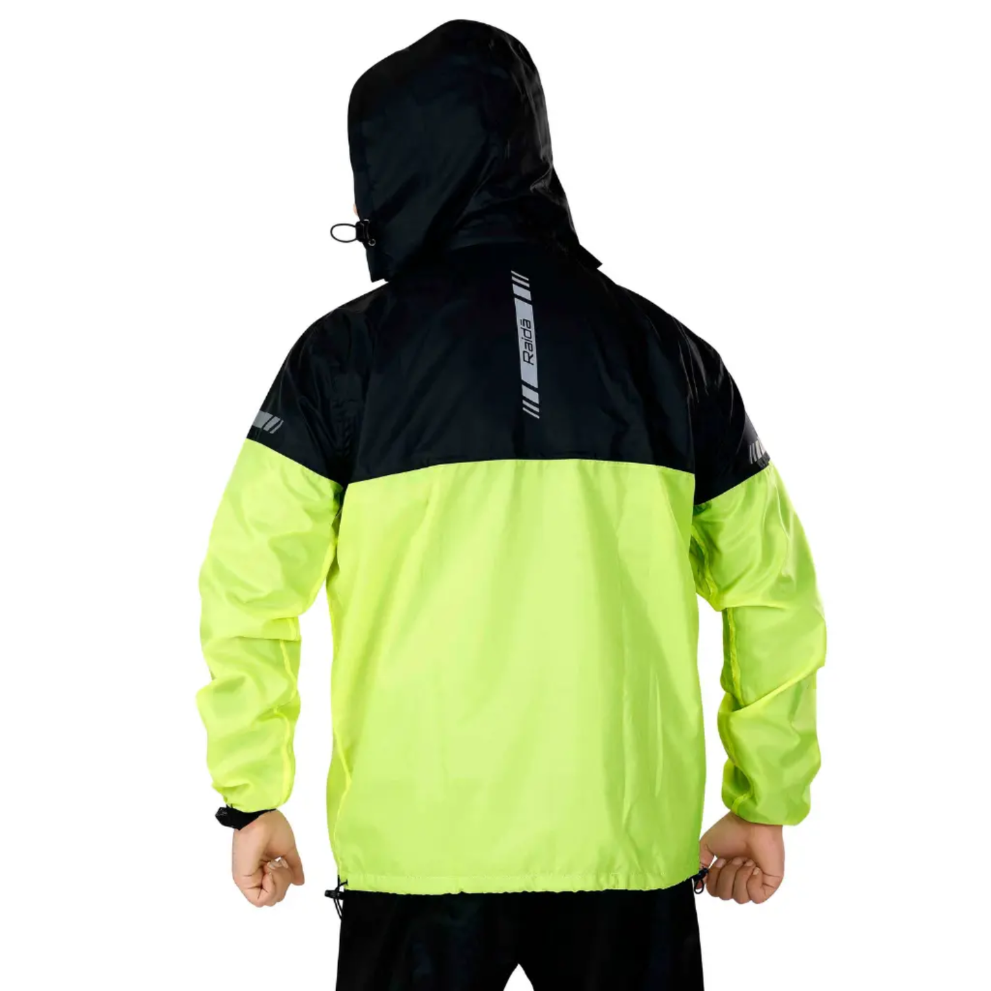 Raida Drymax 15K Rain Jacket - Hiviz Black