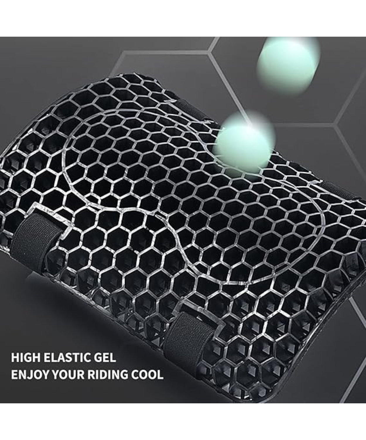 Moto Arch Breathable Honeycomb Seat Cushion for Pillion