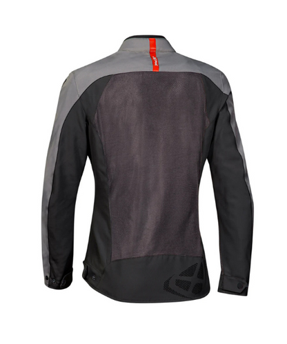 Ixon Orion Lady Riding Jacket - Anthracite Grey Red