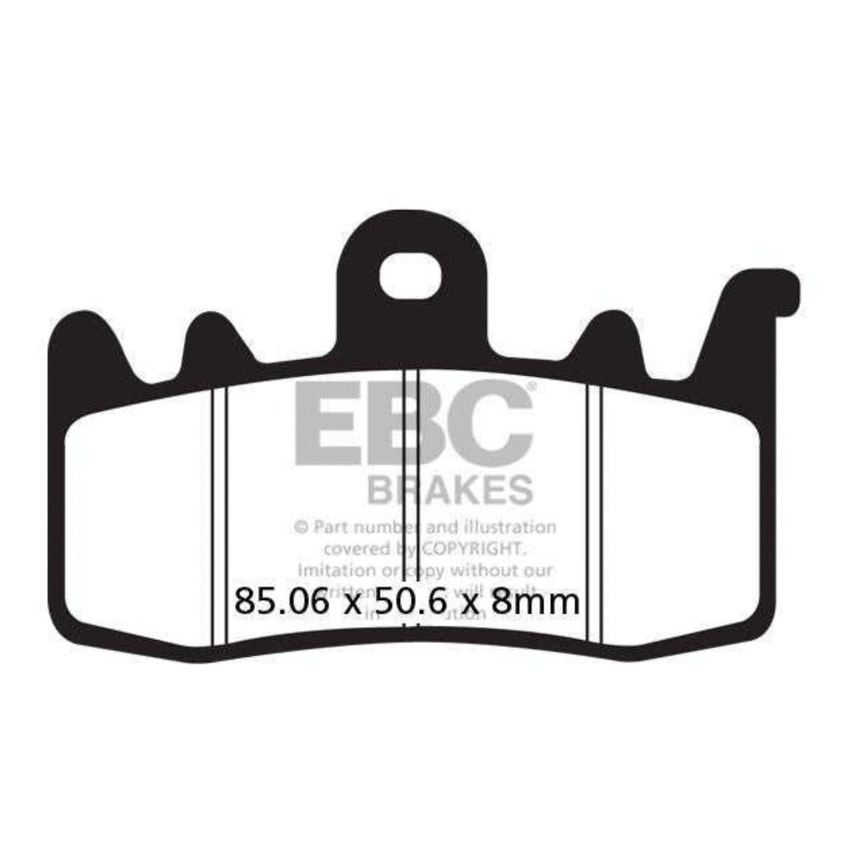 EBC Ducati Scrambler 800 (2015-2018) Fully Sintered Brake Pads