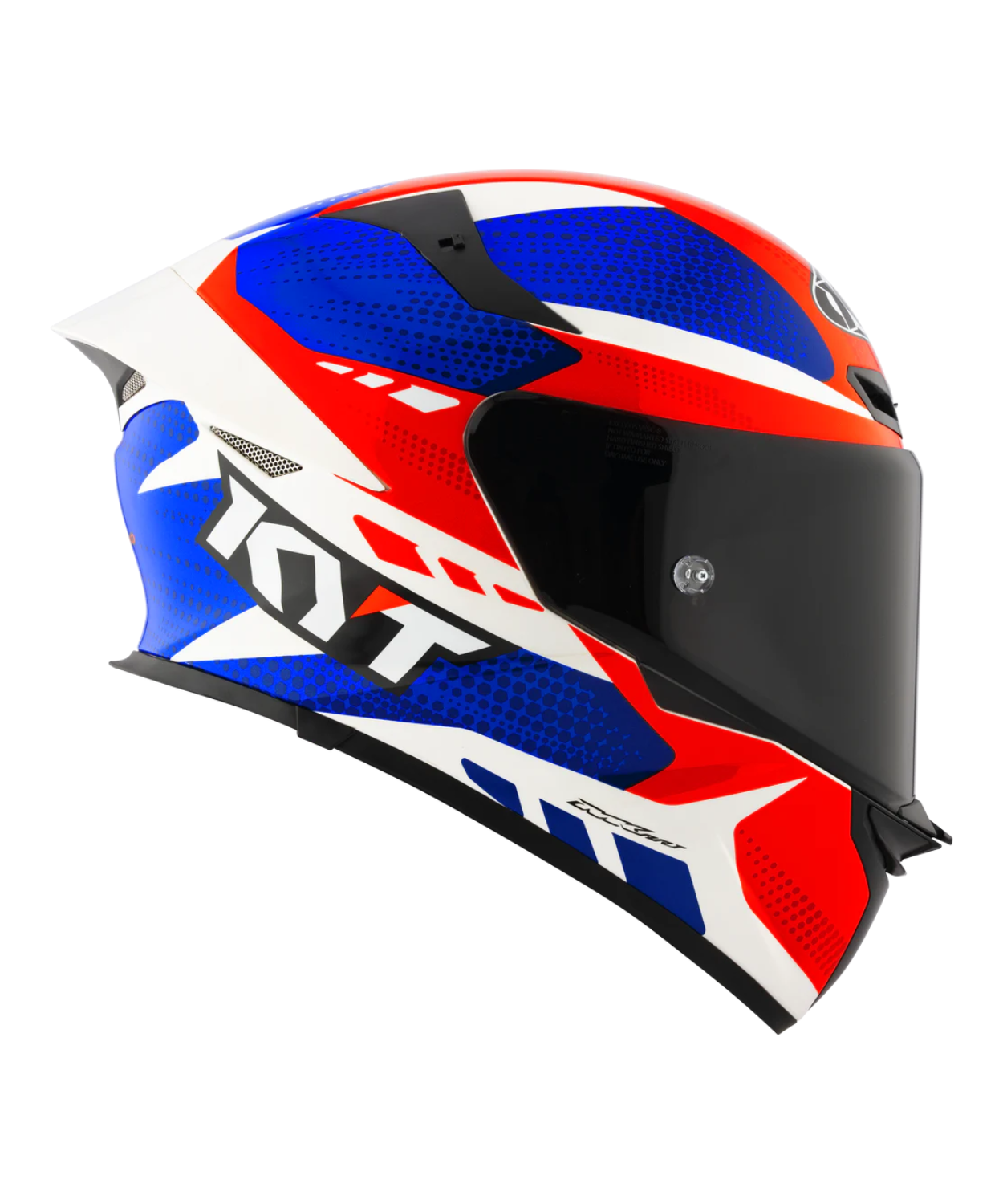 KYT TT-Revo Gear Helmet - Gloss Blue Red