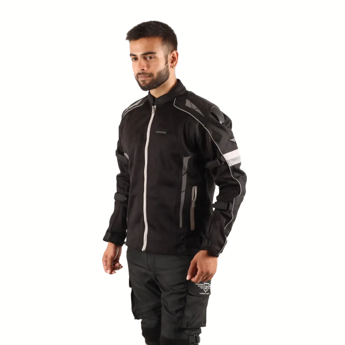 Lone Ranger Addon Pro Riding Jacket - Black Grey