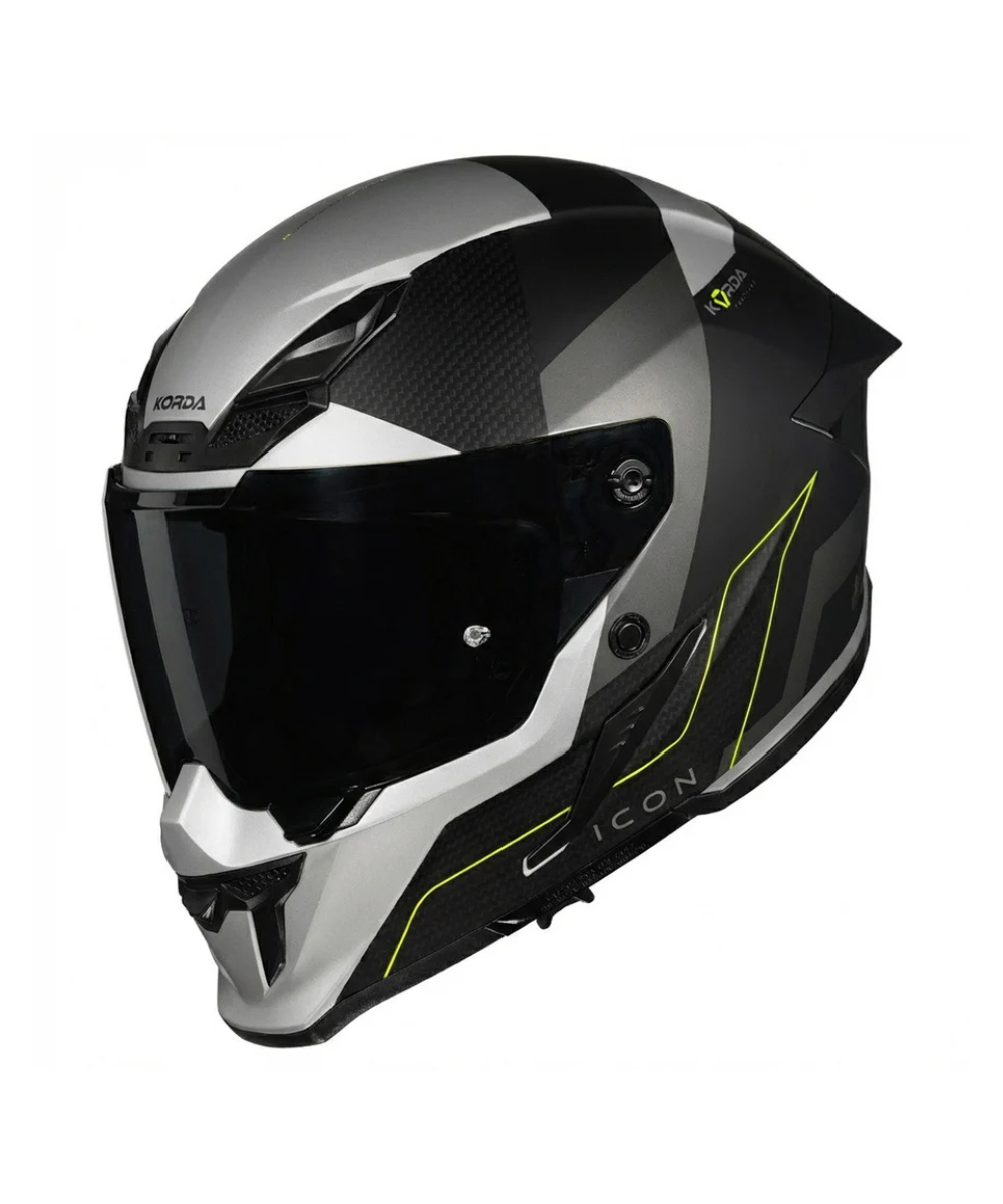 Korda Icon NYX Helmet - Matt Grey Black