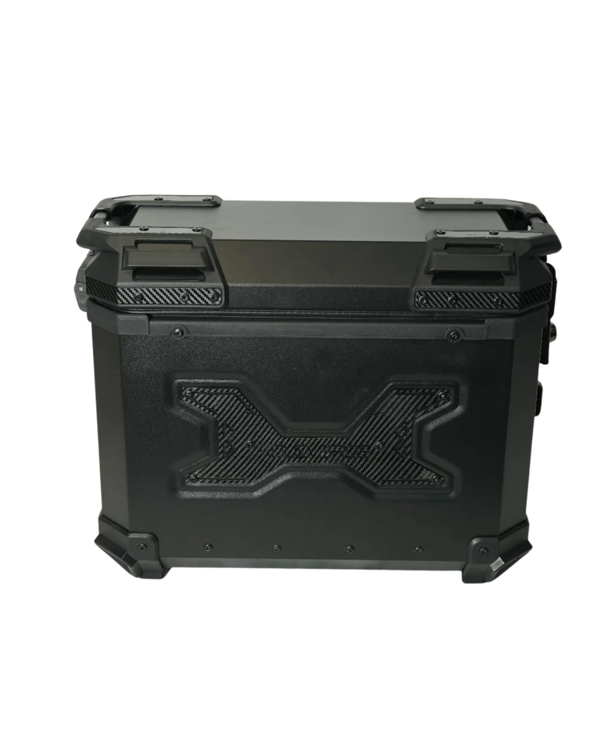 Kolga Bros Carbon Moto Alluminium Panniers 76L - Black