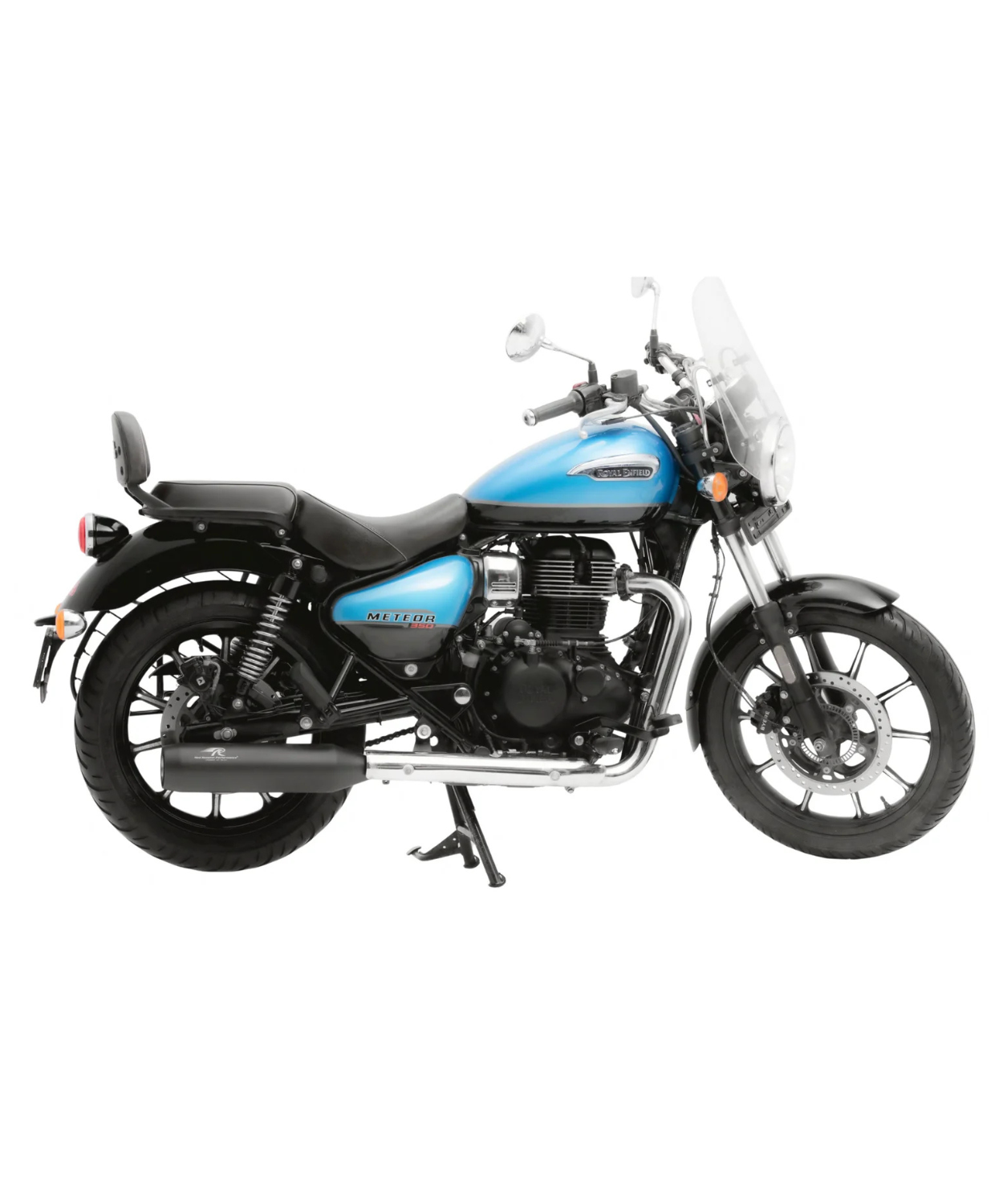 Red Rooster Performance Polestar Pro Exhaust for Royal Enfield Classic Reborn 350 / Meteor 350 / Goan Classic 350 / Bullet 350(2025) - Black Matte
