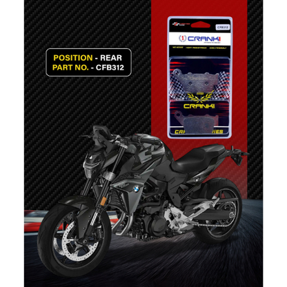 Crank1 Carbon Brake Pads for BMW F900 R (2020-2023)