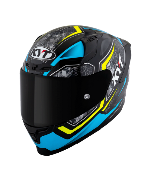 KYT Striker #01 Helmet - Gloss Black Blue