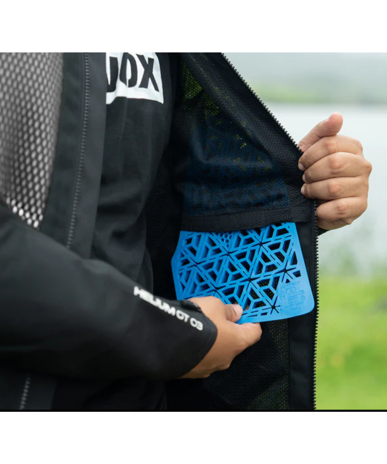 Rynox Helium GT3 Jacket - Black White