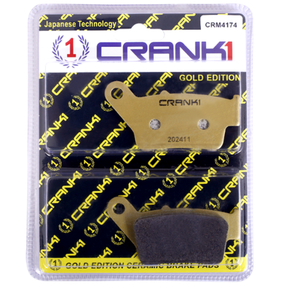 Crank1 Ceramic Brake Pads for Bajaj Pulsar 150 (2022-2023)