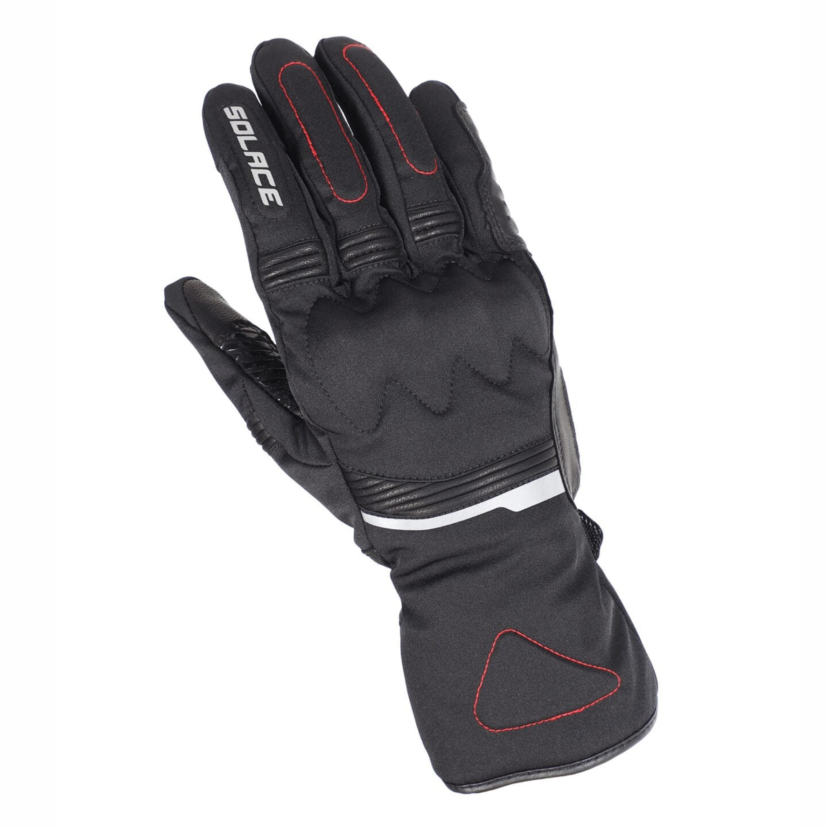 Solace Saga Waterproof Riding Gloves - Black