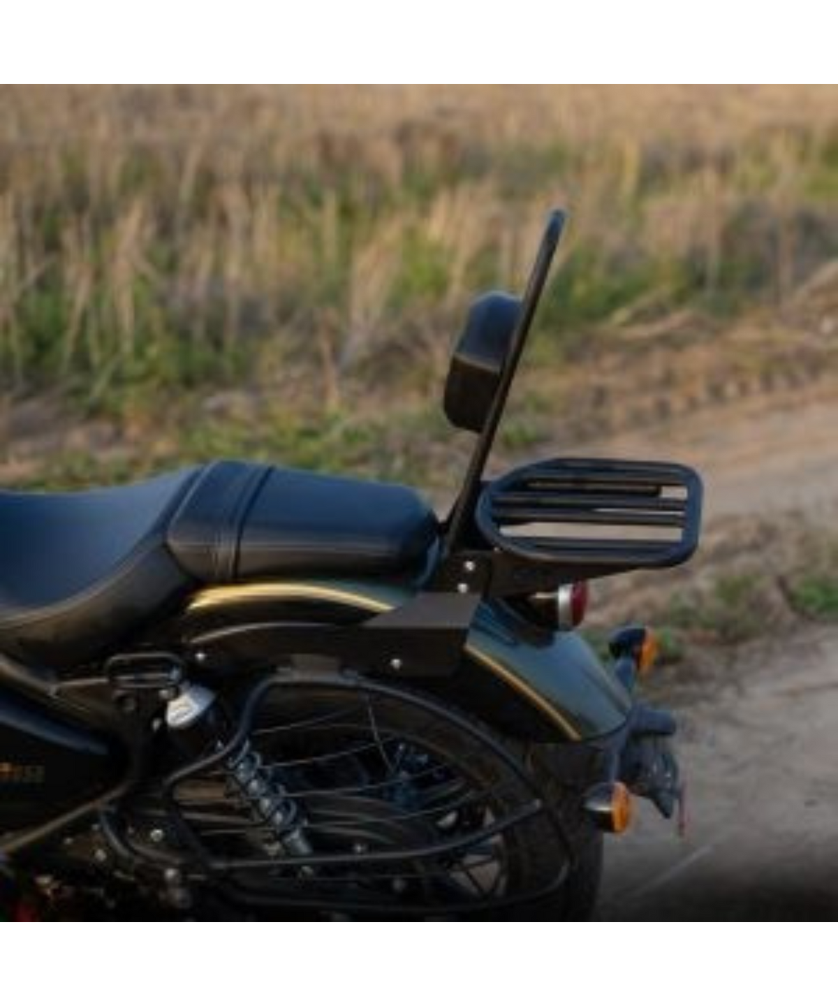 Zana Royal Enfield Super Meteor 650 Top Rack with Pillion Backrest - ZI-8316 - Zana