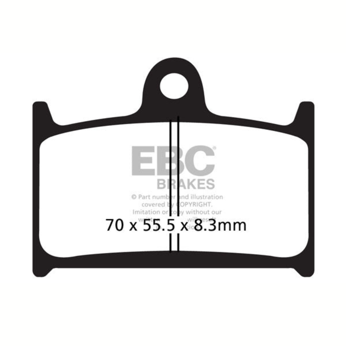 EBC Triumph Tiger Explorer 1200 (2012-2015) Fully Sintered Brake Pads
