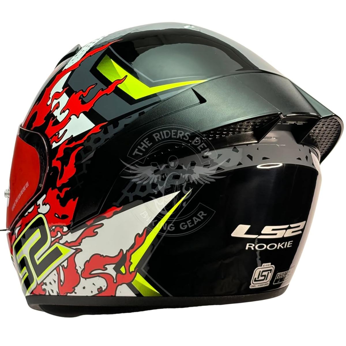 LS2 FF352 Rookie Antras Helmet - Black Red - LS2