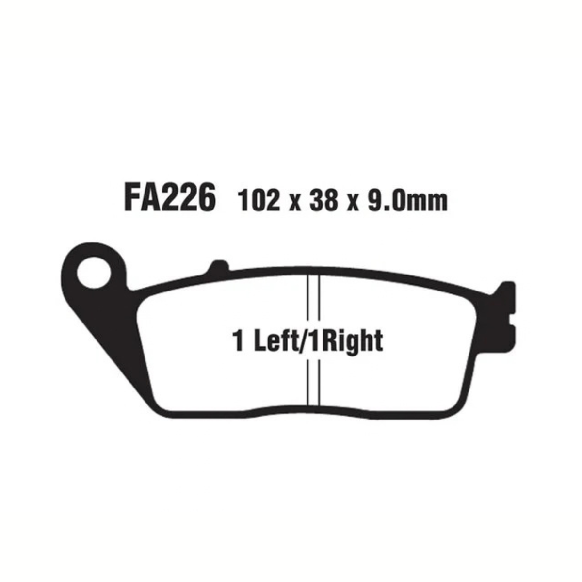 EBC Triumph Street Triple 675 (2013-2016) Fully Sintered Brake Pads