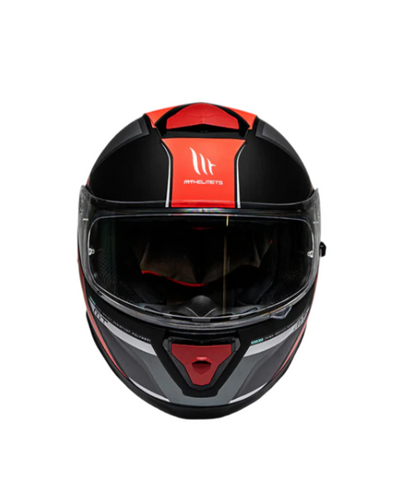 MT Thunder 3 SV Pro Nova B5 Helmet - Matt Black Red