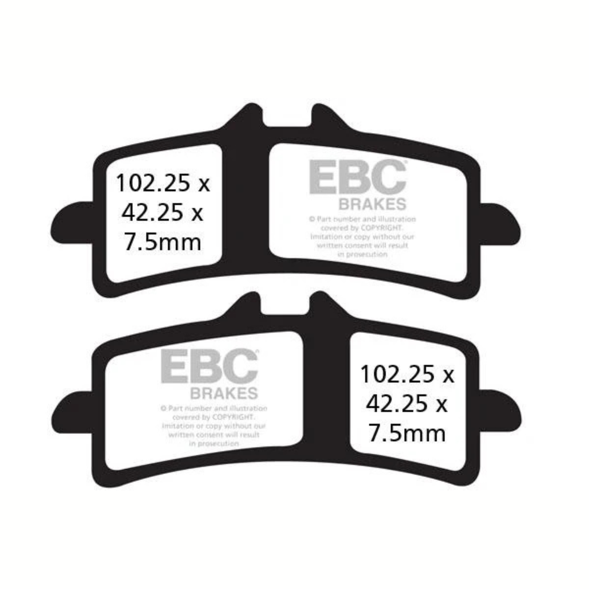 EBC Ducati XDiavel S (2016-2020) Fully Sintered Brake Pads