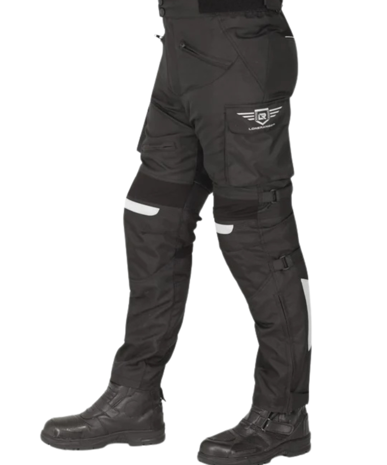Lone Ranger Trotter Riding Pant with Tail Bone Protector - Black
