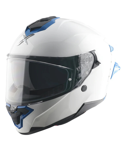 Axor Brutale Corsa Dual Spoiler Helmet - Gloss White Blue