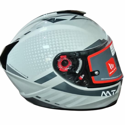 MT Blade 2 SV Rhapsody A2 Helmet - Gloss Silver Grey