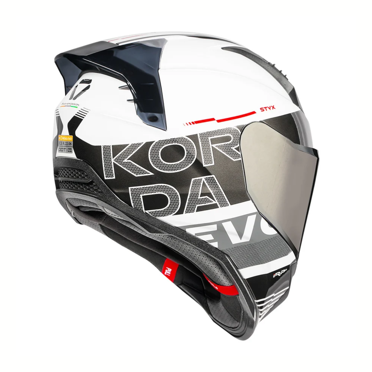 Korda EVO Styx Helmet - Gloss White Grey