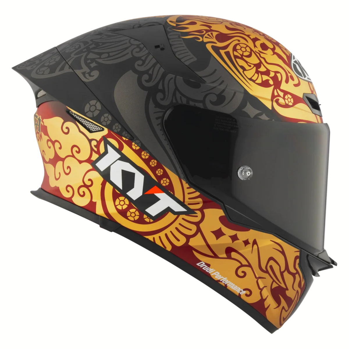 KYT TT-Revo Enea Bastianini Indonesia Replica 2023 Helmet - Matt Black