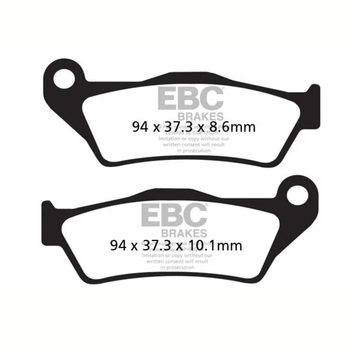 EBC BMW S1000 XR (2020-2021) Fully Sintered Brake Pads - EBC Brakes