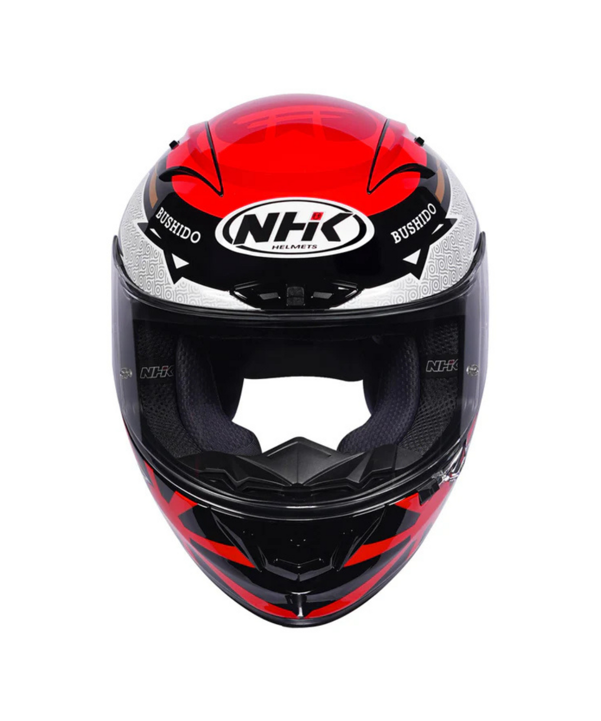 NHK GP R Tech Street Miha Helmet - Black Red - NHK