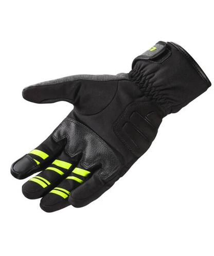 LS2 Urbs II Waterproof Riding Gloves - Black Grey Yellow