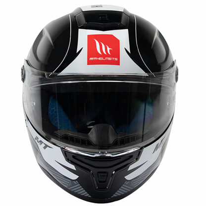 MT Hummer B Shine B0 Helmet - Gloss Black Grey