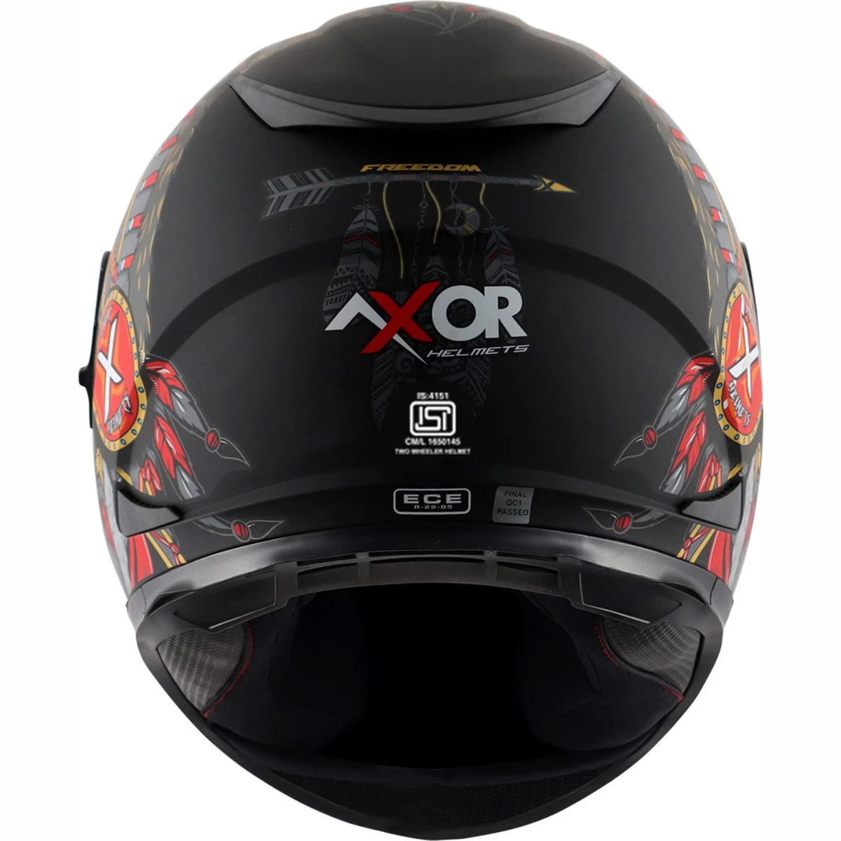 AXOR Street Freedom Helmet Black Red - AXOR
