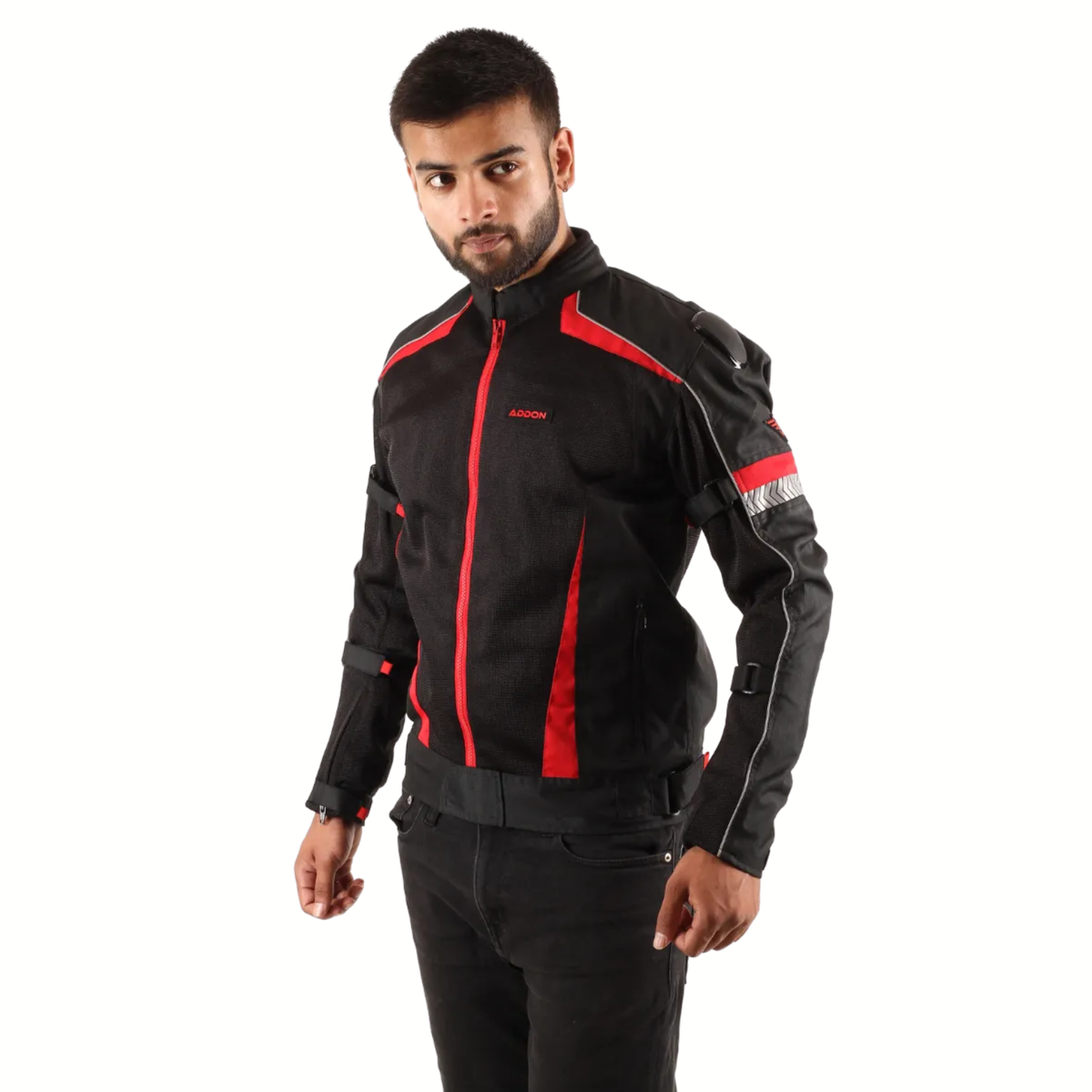 Lone Ranger Addon Pro Max Riding Jacket - Black Red