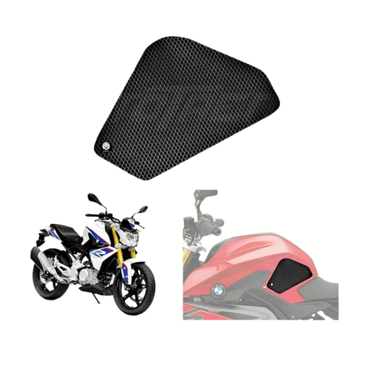 Mototrendz  BMW G 310 R Traction Pads - Only Sides
