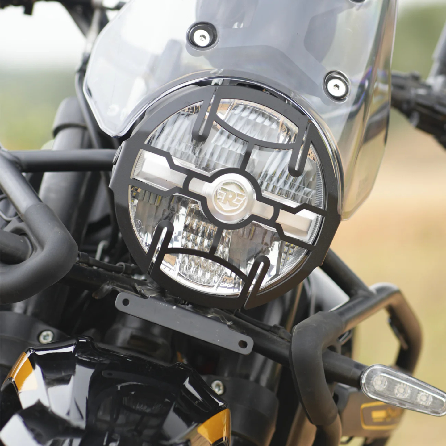 Moto Torque Royal Enfield Himalayan 450 Headlight Grill - Black