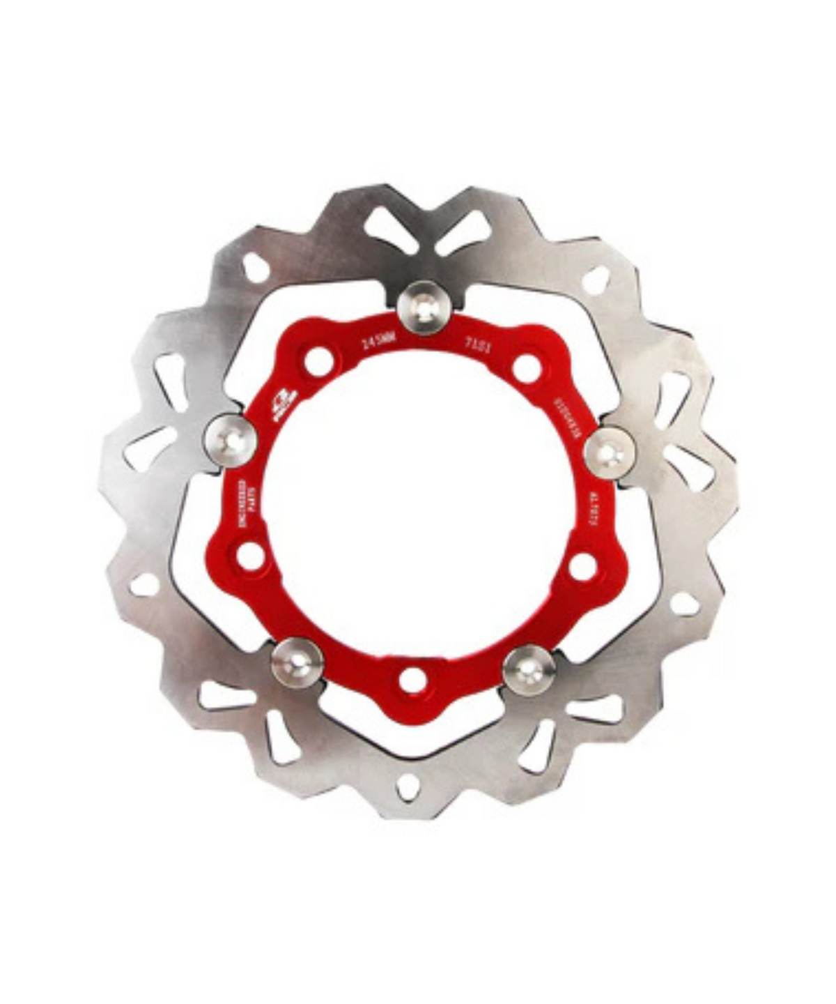RCB S Series Alloy Brake Disc AEROX 230MM Red - 01D0486 - RCB