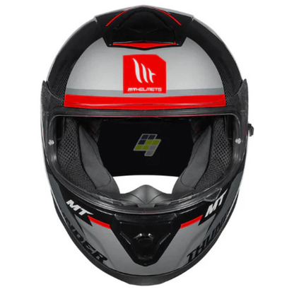 MT Thunder 3 SV Pro Arual B1 Helmet - Gloss Grey Black Pink